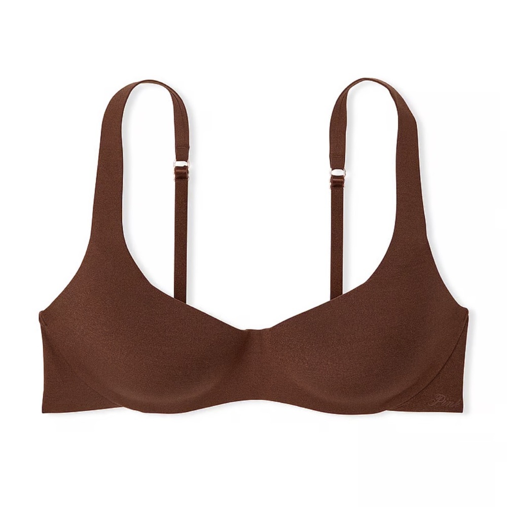 PINK BRALETTES & BRA TOPS LOUNGIN' LIGHTLY LINED SCOOP BRALETTE